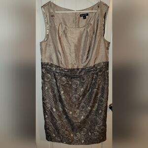 Dana Kay Shimmer Sheath Midi Dress 18W